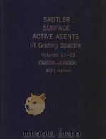 SADTLER SURFACE ACTIVE AGENTS IR Grating Spectra Volumes 21-23（ PDF版）