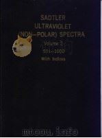 SADTLER ULTRAVIOLET (NON-POLAR) SPECTRA Volume 2 PDF电子版封面