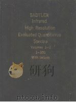 Sadtler Infrared High Resolution Evaluated Quantitative Spectra Volumes 1-2（ PDF版）