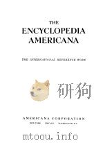 THE ENCYCLOPEDIA AMERICANA VOLUME 20 PDF电子版封面