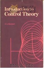 Introdution to Control Theory PDF电子版封面 0333183118 S.A.MARSHALL