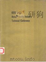 IEEE 19885 ANNUAL TEXTILE INDUSTRY TECHNICAL CONFERENCE PDF电子版封面