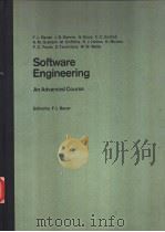 Software Engineering An Advanced Course PDF电子版封面 F.L.Bauer