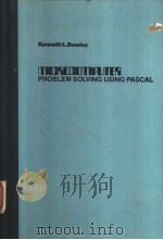 PROBLEM SOLVING USING PASCAL PDF电子版封面 0387902864