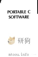 PORTABLE C SOFTWARE PDF电子版封面 0138680507 MARK R.HORTON