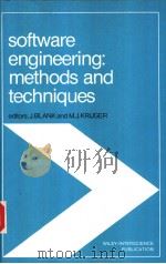 SOFTWARE ENGINEERING:METHODS AND TECHNIQUES PDF电子版封面 J.BLANK T.G.M.JANSSEN M.M.H.