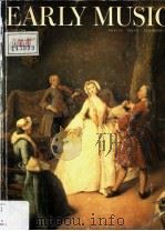 EARLY MUSIC AUGUST 1986 1986 PDF电子版封面