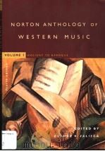 NORTON ANTHOLOGY OF WESTERN MUSIC Fourth Edition volume 1 Ancient to Baroque PDF电子版封面 0393976904 CLAUDE V.PALISCA