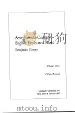 SEVENTEENTH-CENTURY ENGLISH KEYBOARD MUSIC 1993 PDF电子版封面 081530949X BENJAMIN COSYN