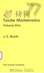 TEXTILE MATHEMATICS VOLUME ONE（1975 PDF版）