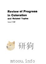 REVIEW OF PROGRESS IN COLORATION AND RELATED TOPICS VOLUME 16   1986  PDF电子版封面     
