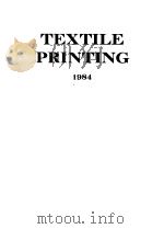 TEXTILE PRINTING 1984 PDF电子版封面