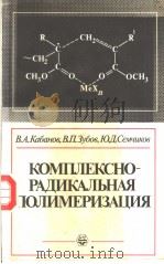 КОМПЛЕКСНО-РАДИКАЛЬНАЯ ПОЛИМЕРИЗАЦИЯ PDF电子版封面 В.А.Кабанов В.П.Зубов Ю.Д.Се