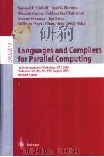 languages and Compilers for Parallel Computing PDF电子版封面 3540428623