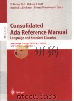 Consolidated Ada Reference Manual PDF电子版封面 3540430385