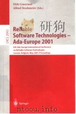 Reliable Software Technologies-Ada-Europe 2001 PDF电子版封面 3540421238