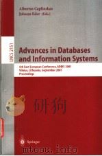 Advances in Databases and Information Systems PDF电子版封面 3540425551