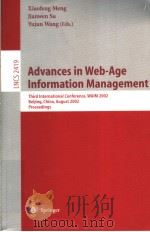 Advances in Web-Age Information Management PDF电子版封面 3540440453