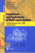 Fundations and Applications of Multi-Agent Systems PDF电子版封面 3540439625