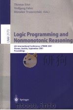 Logic Programming and Nonmonotonic Reasoning（ PDF版）