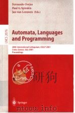 Automata,languages and Programming PDF电子版封面 3540422870