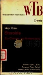 WTB BAND 92 Steroide Zur Chemie und Anwendung PDF电子版封面 3528060921