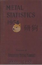 METAL STATISTICS 1954 PDF电子版封面