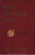 METAL STATISTICS 1958 PDF电子版封面