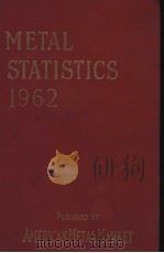 METAL STATISTICS 1962 PDF电子版封面