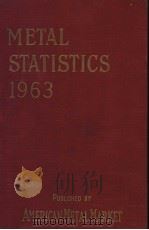 METAL STATISTICS 1963 PDF电子版封面