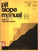 PIT SLOPE MANUAL SUPPLEMENT CHAPTER 2 STRUCTRUAL GEOLOGY PDF电子版封面 0660009889