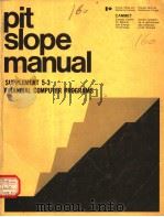 PIT SLOPE MANUAL SUPPLEMENT 5-3 FINANCIAL COMPUTER PROGRAMS（ PDF版）