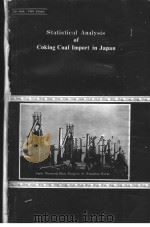 STATISTICAL ANALYSIS OF COKING COAL IMPORT IN JAPAN PDF电子版封面