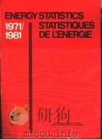 ENERGY STATISTICS STATISTIQUES DE L‘ENERGIE 1971/1981 PDF电子版封面 9264024158