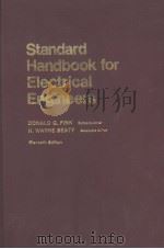 STANDARD HANDBOOK FOR ELECTRICAL ENGINEERS  SECTION 20 MOTORS（ PDF版）