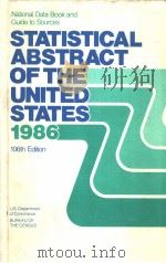 STATISTICAL ABSTRACT OF THE UNITED STATES 1986 106TH EDITION PDF电子版封面
