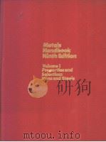 Metals Handbook Ninth Edition Volume 1 Properties and Selection:Irons and Steeis 1978 PDF电子版封面