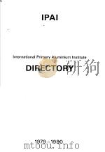 IPAI International Primary Aluminium Institute DIRECTORY PDF电子版封面