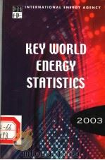 KEY WORLD ENERGY STATISTICS 2003 PDF电子版封面