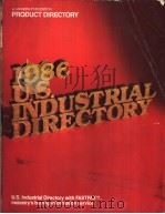 U·S·INDUSTRIAL DIRECTORY 1986 A-M PDF电子版封面