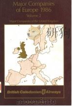 MAJOR COMPANIES OF EUROPE 1986 VOLUME 2 PDF电子版封面 R·M·WHITESIDE