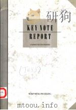 KEY NOTE REPORT A MARKET SECTOR OVERVIEW PDF电子版封面 1857653785