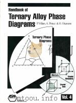 HANDBOOK OF TERNARY ALLOY PHASE DIAGRAMS  VOLUME 4（ PDF版）