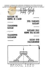 GLOSSAIRE DES NORMES DE L'ACIER STAHLNORMEN GLOSSAR STAALNORMEN GLOSSARIUM STEEL STANDARDS GLOS PDF电子版封面 9282508331