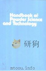 HOOD BOOK OF POWDEF SCIENCE AND TECHNOLOGY PDF电子版封面 M·E·FOYED