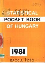 STATISTICAL POCKET BOOK OF HUNGARY 1981 PDF电子版封面