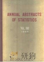 Annual Abstract of Statistics 1964 No.101 PDF电子版封面