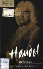 Handel:Messiah 1991 PDF电子版封面 0521374790 Donald Burrows