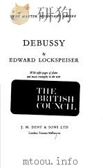 THE MASTER MUSICIANS SERIES DEBUSSY（ PDF版）