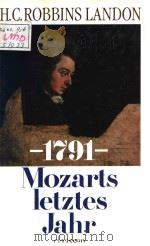 1791 Mozarts letztes Jahr PDF电子版封面 3546459040 H.C.Robbins Landon
